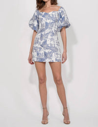Adelyn Rae - Kasia Jacquard Off Shoulder Mini Dress