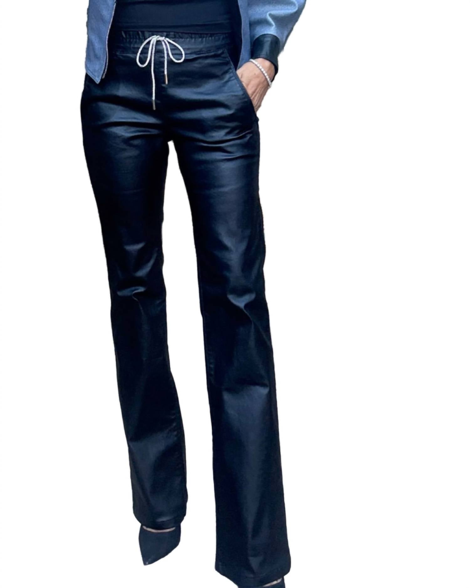 Bevy Flog - Loren Vegan Pants With Crystal Tie