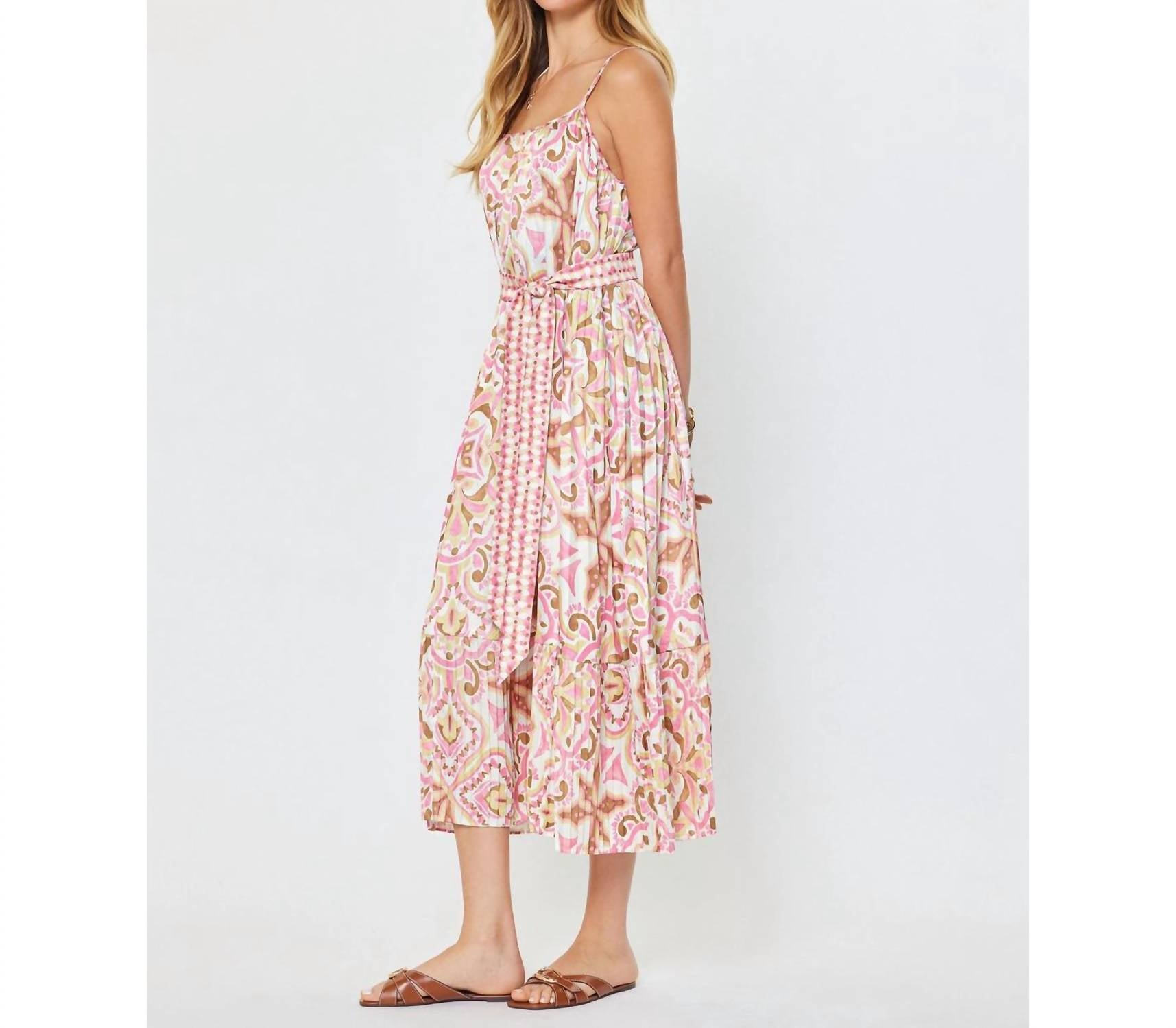 Current Air - Printed Cami Midi Dress