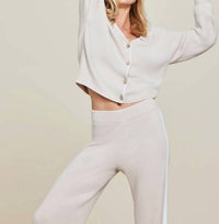 Barefoot Dreams - Cozychic Ultra Lite Contrast Ribbed Cardigan