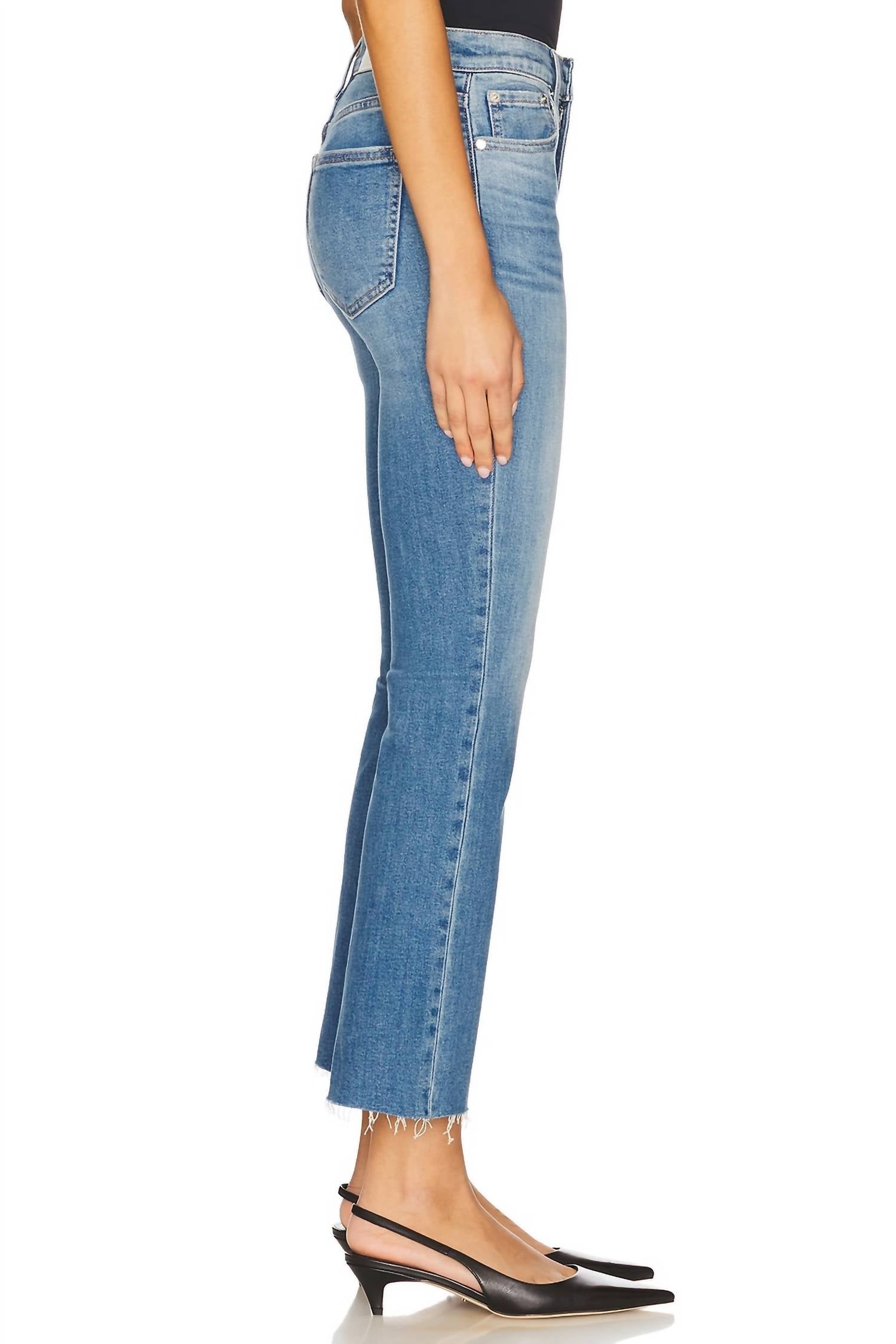 PISTOLA Lennon High Rise Crop Boot Jeans in ami 4 - women's jeans - alternate view