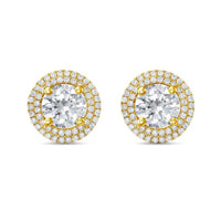 Diana M Jewels - Women's Round Lab-Grown Diamond Stud Earrings (3.00 Ct) - Signature