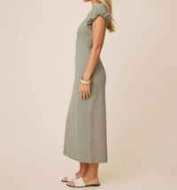 Splendid - Dawn Puff Sleeve Midi Dress