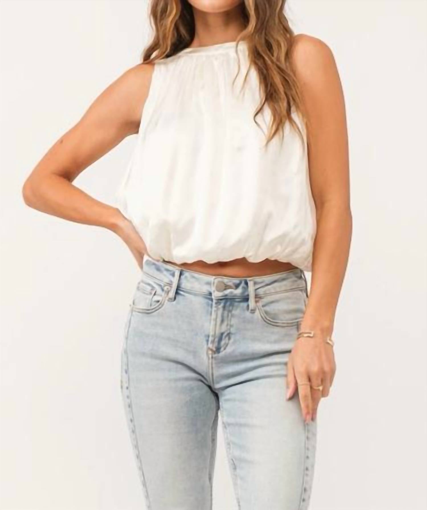 Dear John Denim - Imogen Pleated Silky Top