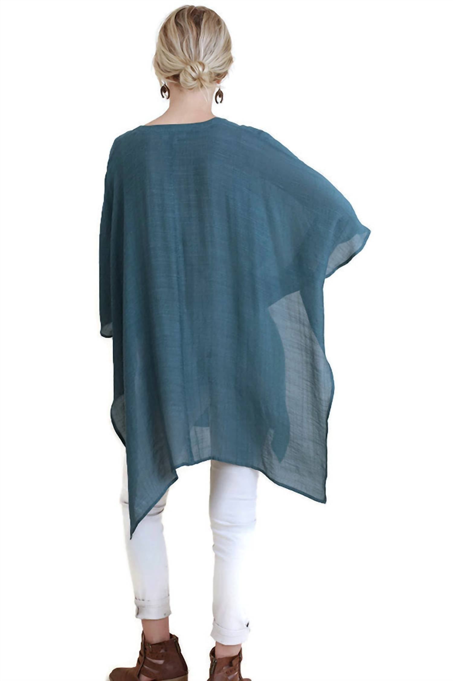 Umgee - V-neck Caftan Tunic