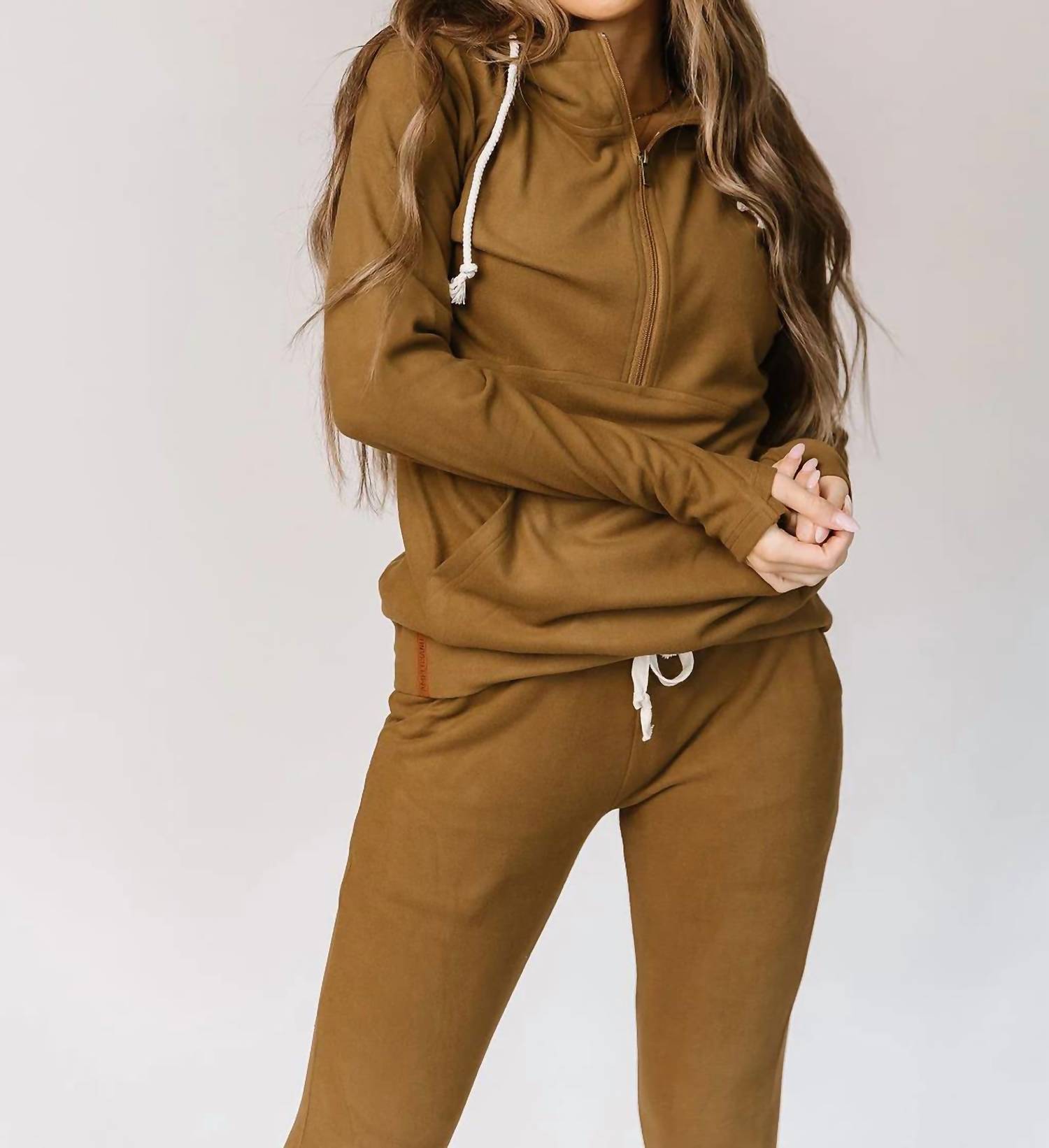 Ampersand Ave - Performance Fleece Halfzip Hoodie