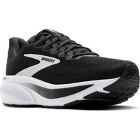 BROOKS Men's Ghost 17 Running Shoes in black grey white 5 - men's shoe - detail view