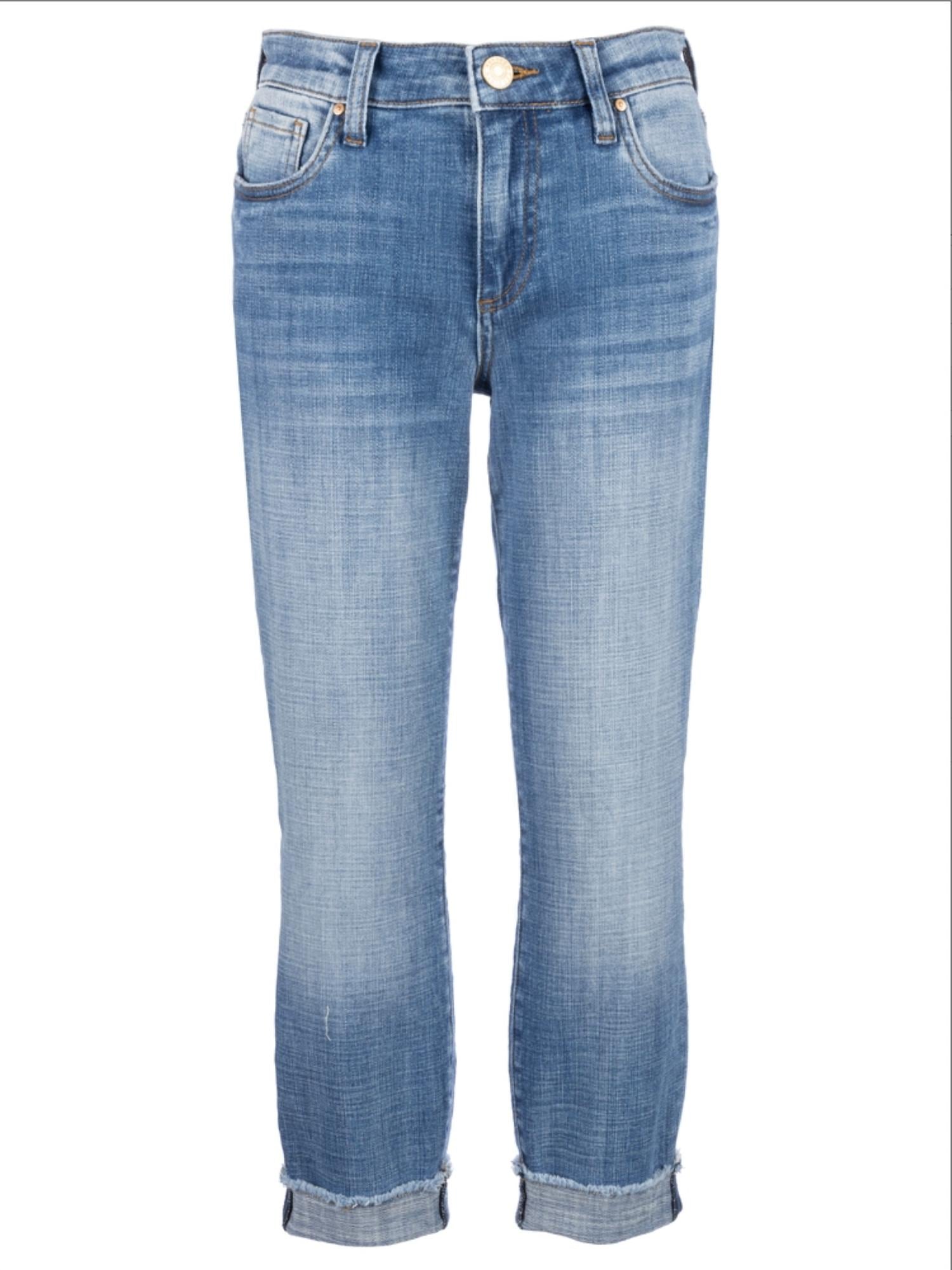 Kut From The Kloth - Women's Amy Cropped Straight Leg Jeans