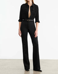 NILI LOTAN Corette Pant in black 2 - women's pants - detail view