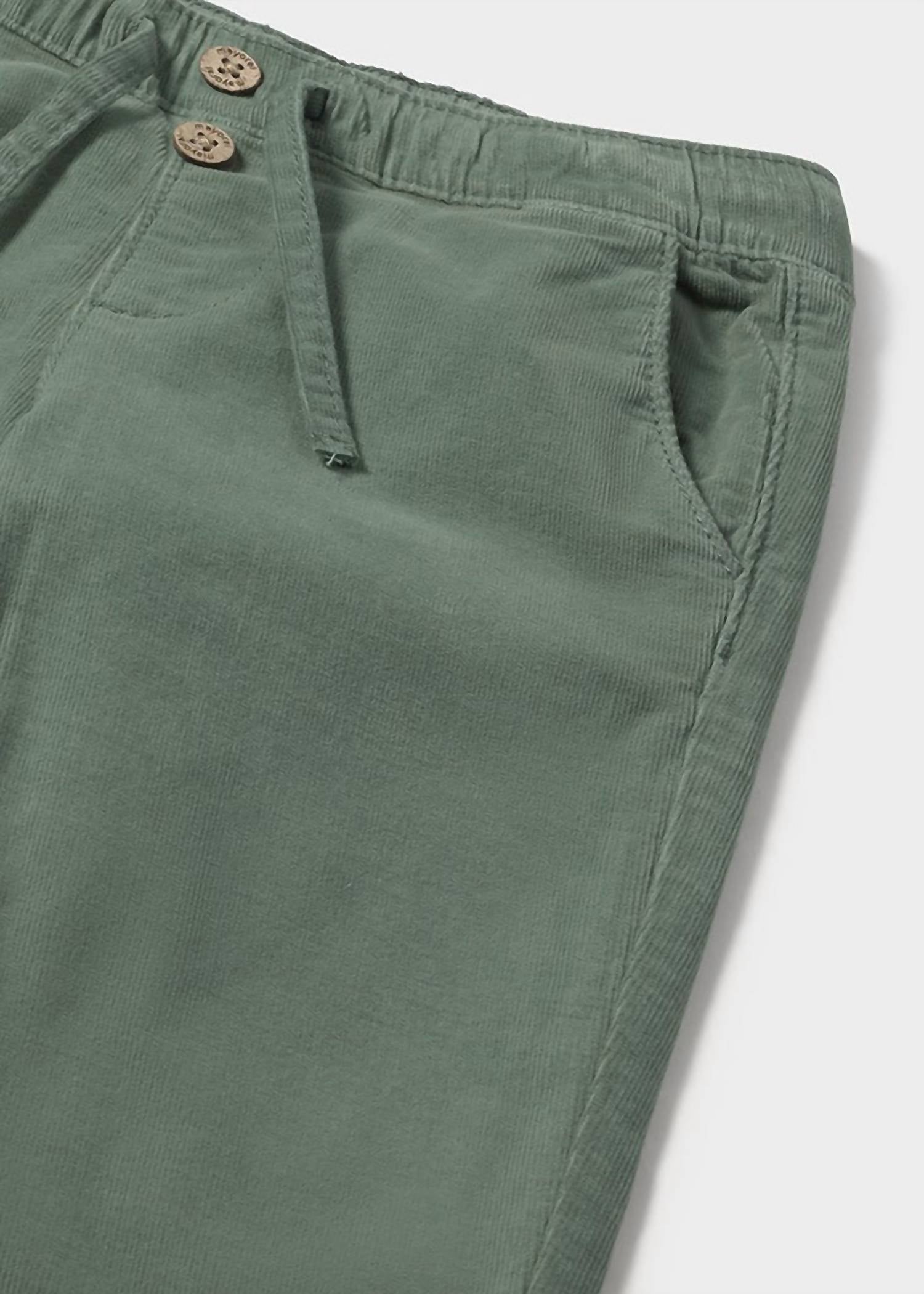 Mayoral - Boy's Micro-cord Lined Trousers
