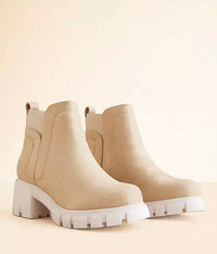 Soda - Women's Ritah Lug Chelsea Ankle Boots