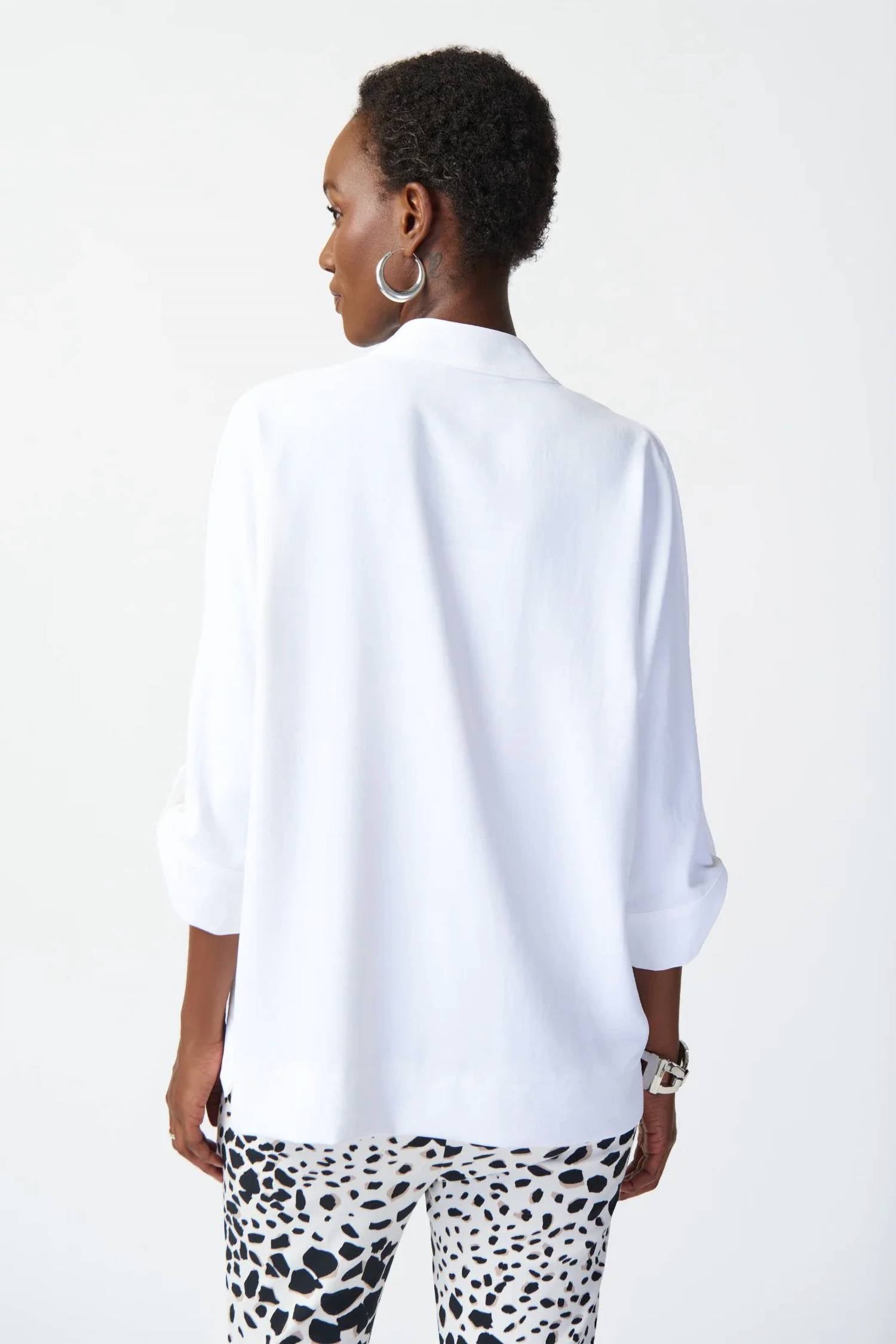 Joseph Ribkoff - Boxy Top With Dolman Sleeves