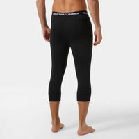 Helly Hansen LIFA Merino Midweight 3/4 Pant in black - men's pants - view 4