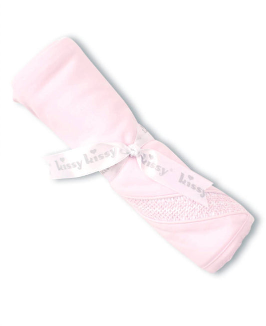 Kissy Kissy - Hand Smocked Clb Charmed Blanket