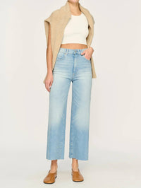 DL1961 - Women's Hepburn Wide Leg Jeans in blue 1 - women's jeans - view 4
