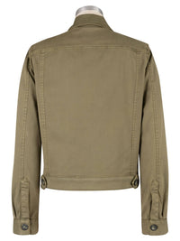 Kut From The Kloth - Rosalyn Twill Trucker Jacket With Flap Pockets