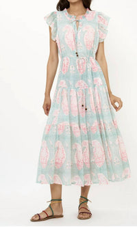 Oliphant - Cinched Flirty Midi Dress