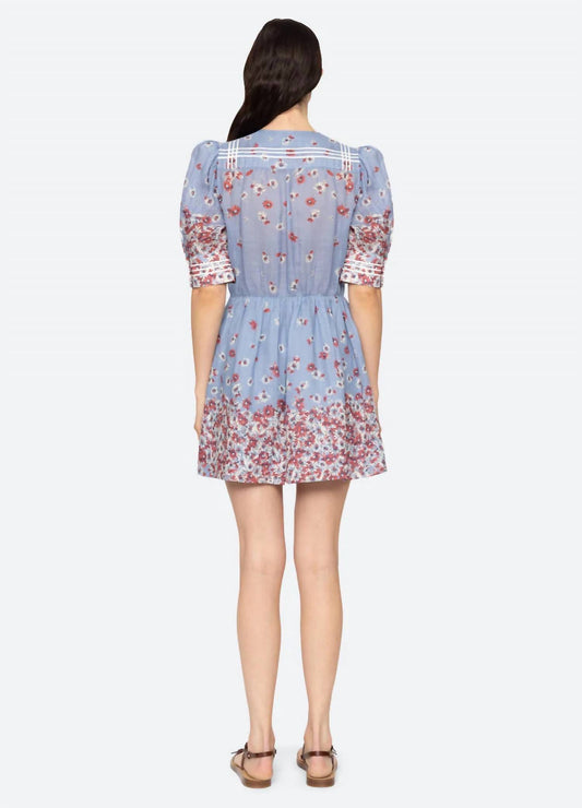 Sea - Whitney Print Puff Sleeve Dress