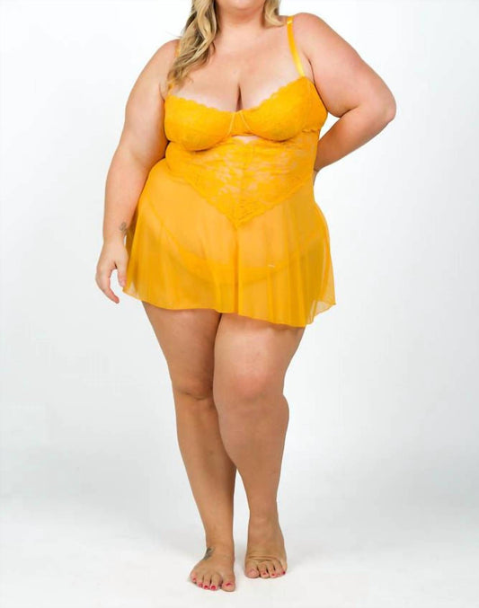 Oh La La Cheri - Charlotte Underwire Babydoll - Plus