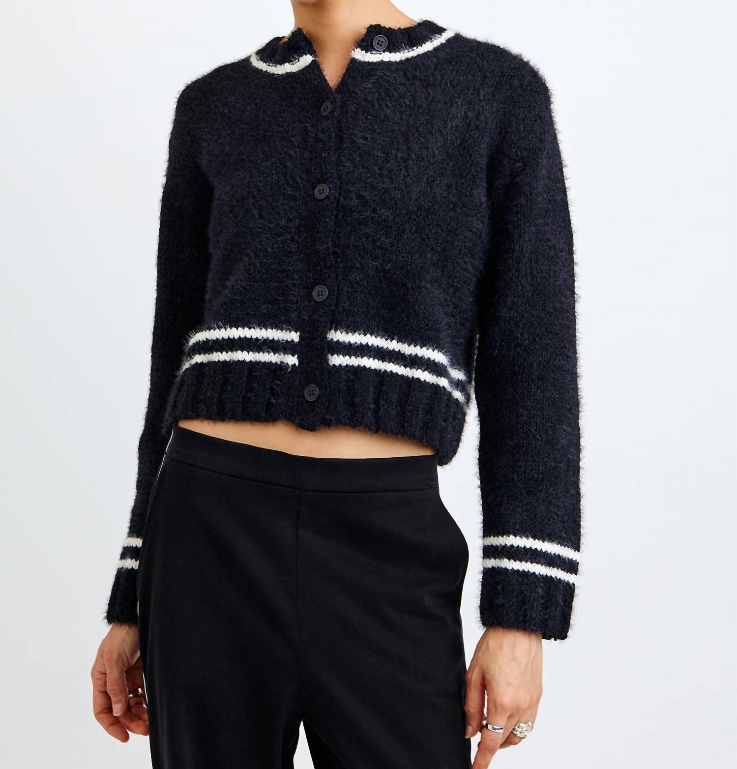 Bella Dahl - Contrast Stripe Cardigan