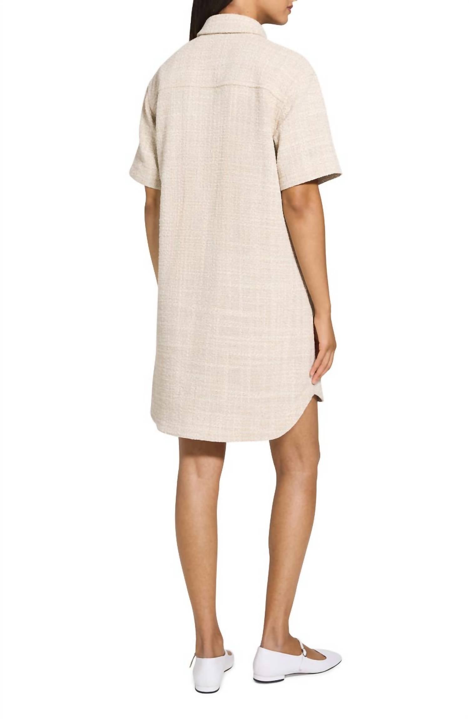 Theory - Tweed Shirtdress