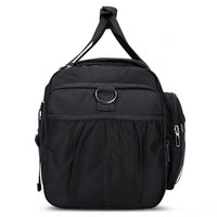 Witzman Men's Travel Duffel Carry On Weekender Bag in black - men's bag - alternate view