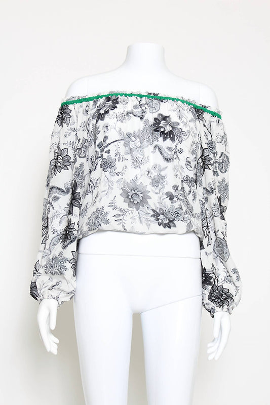 Taj By Sabrina Crippa - MAGPIE TOP