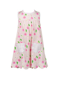 THE PROPER PEONY Cherry Blooms Dress in pink - kids' dress - alternate view