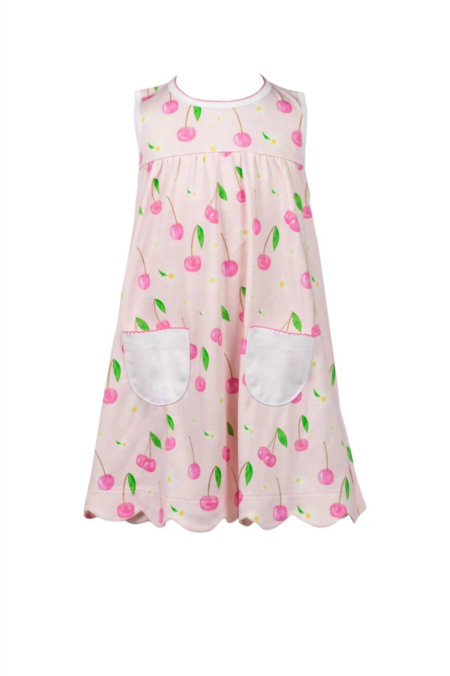 THE PROPER PEONY Cherry Blooms Dress in pink - kids' dress - alternate view