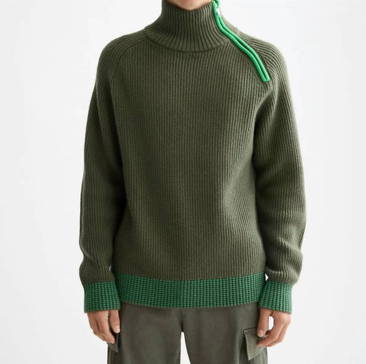 Scotch & Soda - Troyer Raglan Zip Pullover Sweater