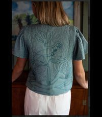 Exvoto - Darby Reversible Embroidery Linen Vest