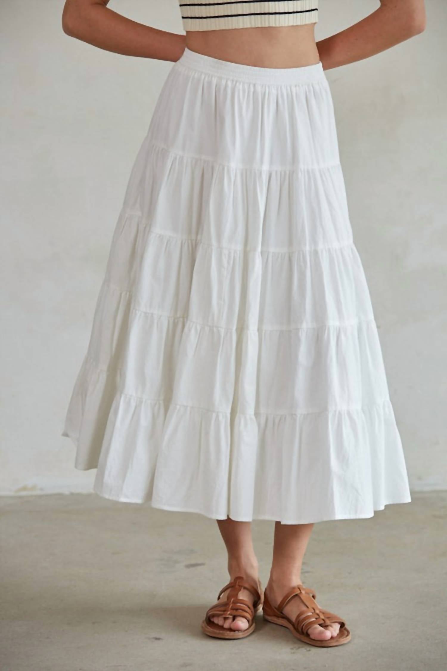 By Together - Flare Ruffled Skirt