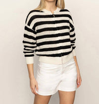 Sanctuary - Open Knit Bomber