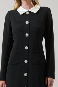 Sugarlips - Ciana Button Down Collared Mini Dress