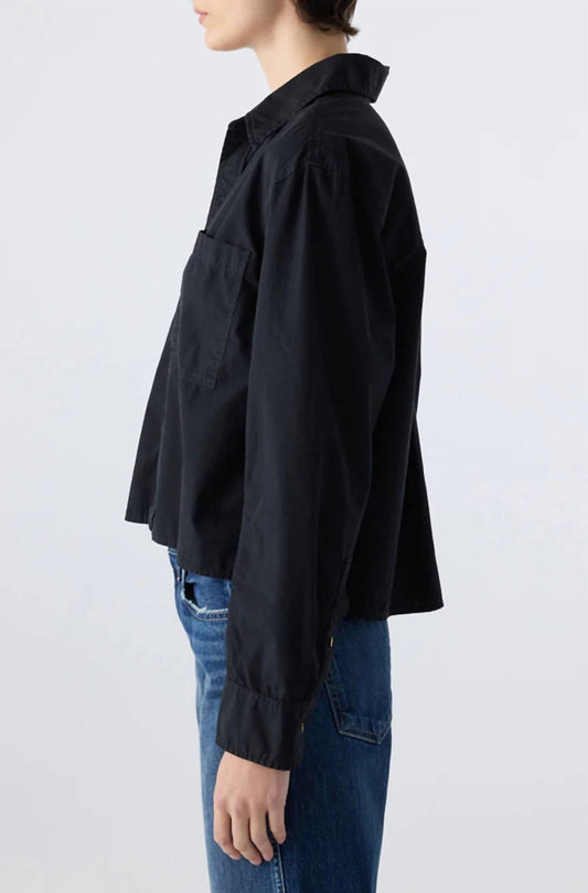 Amo - Ruth Crop Button Down Shirt