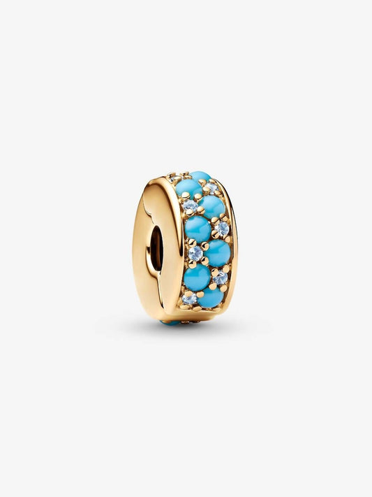 Pandora - Women's Aqua Clip Charm