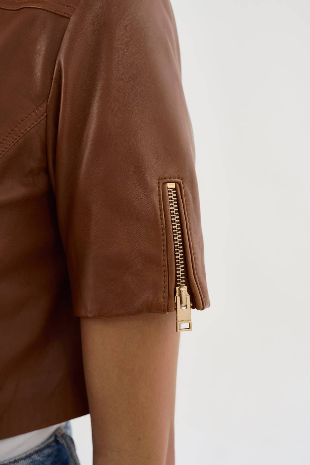 Lamarque - Kirsi Cropped Biker Jacket