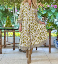Just Darviny - Karolina V-neck Midi Dress