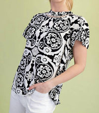 Gigio - Medallion Print Blouse