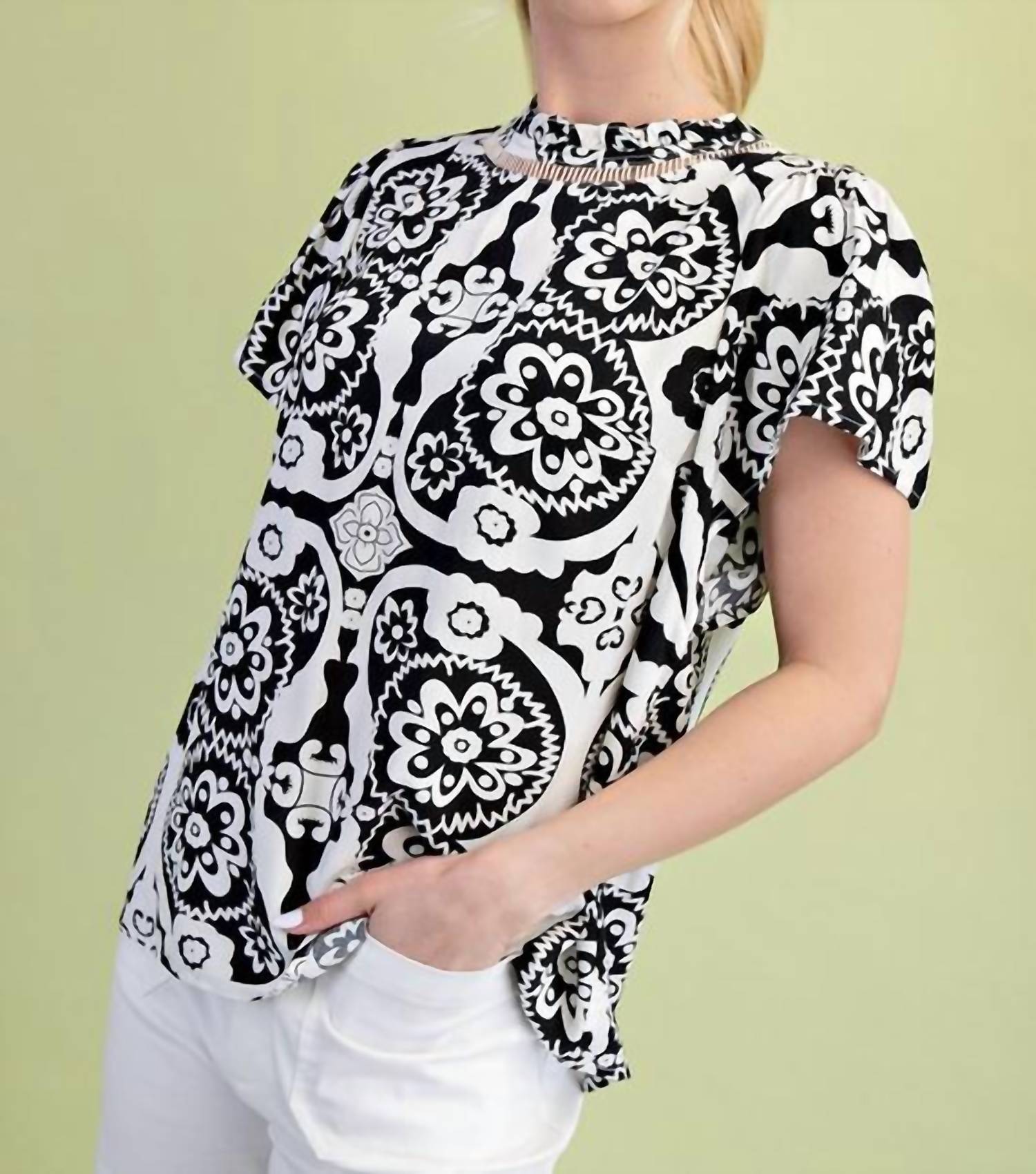 Gigio - Medallion Print Blouse