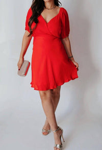 Gilli - A Demure Holiday Mini Dress