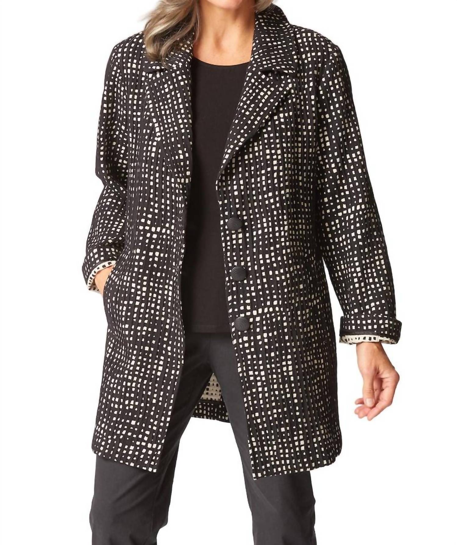 Habitat - Autumn Check Paris Car Coat