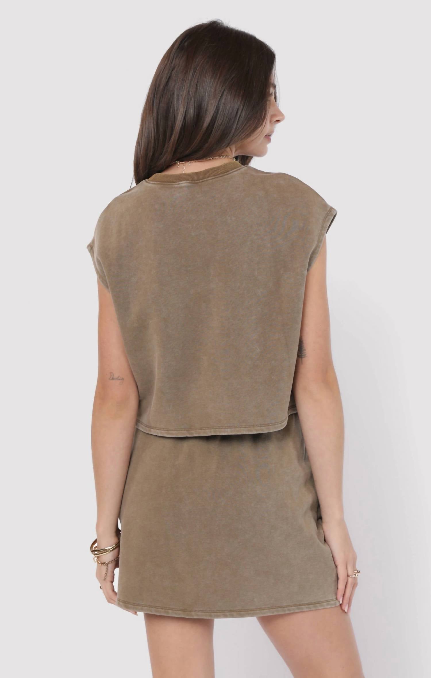 Sadie & Sage - Washed Terry Knit Top