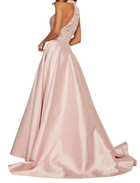 Sherri Hill - Mikado High-Neck Prom Dress