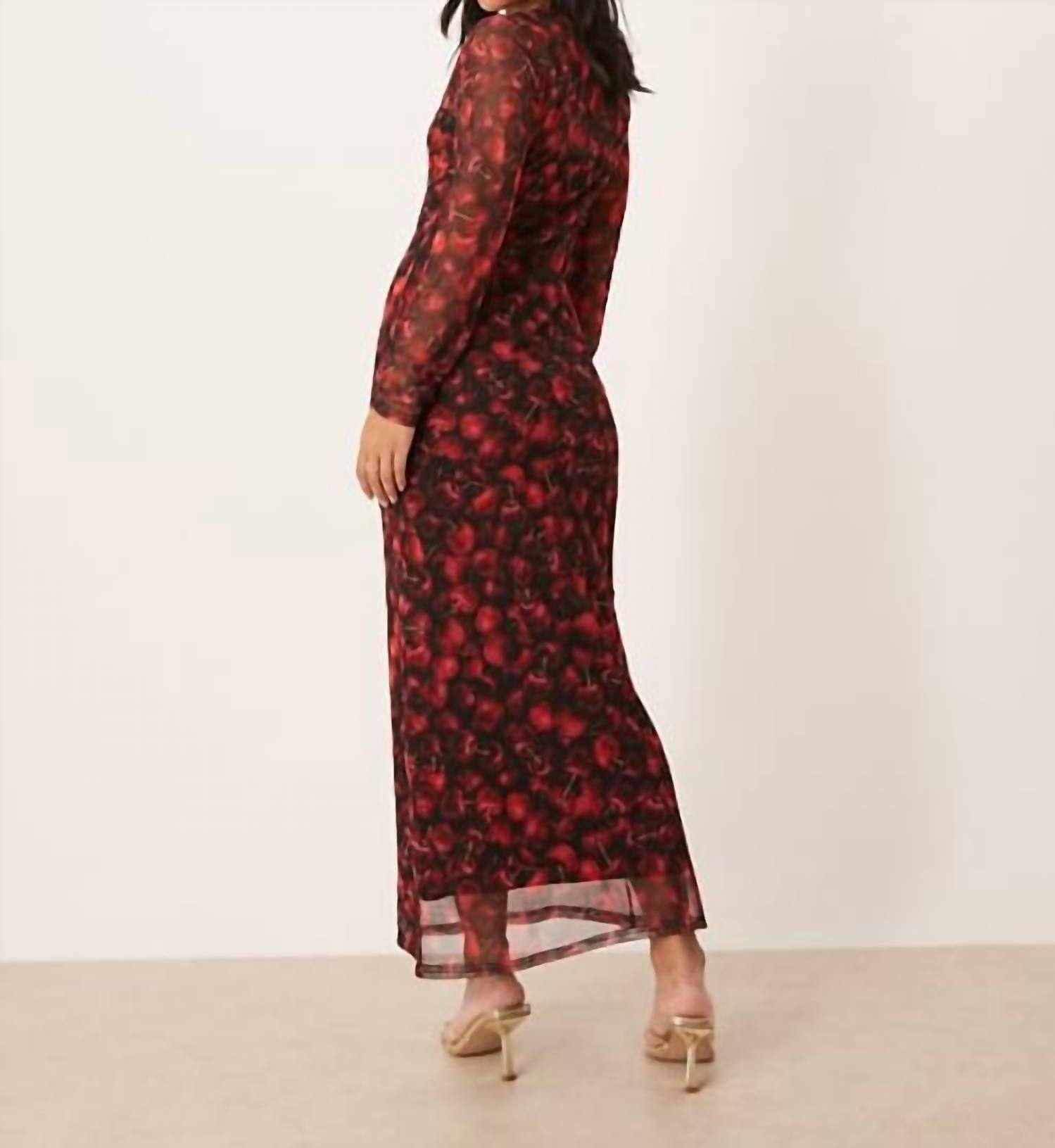 Never Fully Dressed - Soho Mesh Maxi Dress