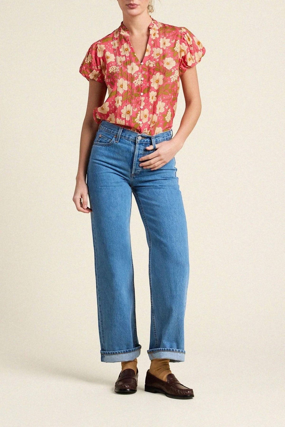 Trovata - Women's Luna Puff Sleeve Blouse