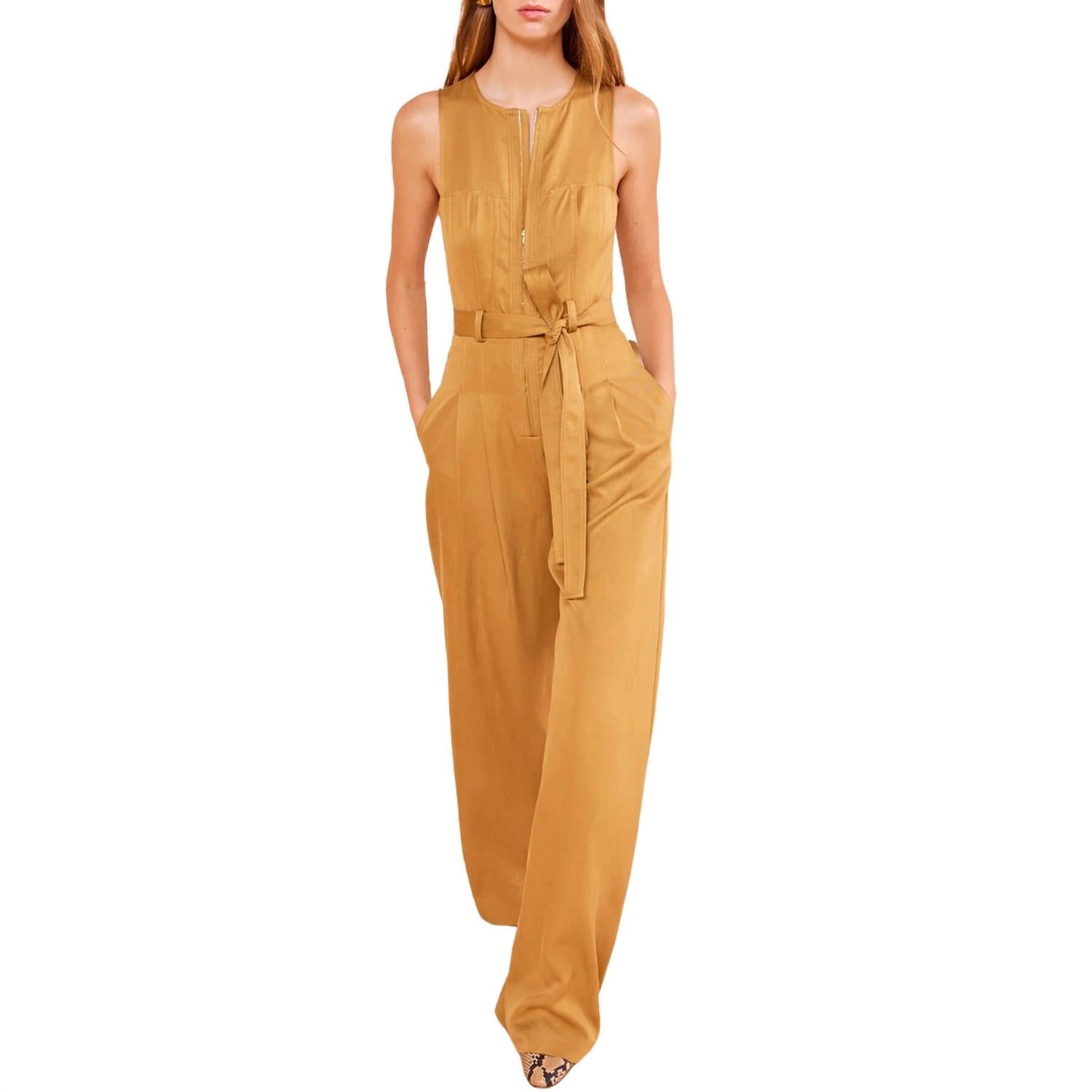Ulla Johnson Women's Marin Jumpsuit in fawn - women's pants