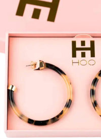 Hoo Hoops - Women's Lightweight Statement Earrings