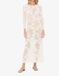 Jbq - Azalia Crochet Maxi Dress