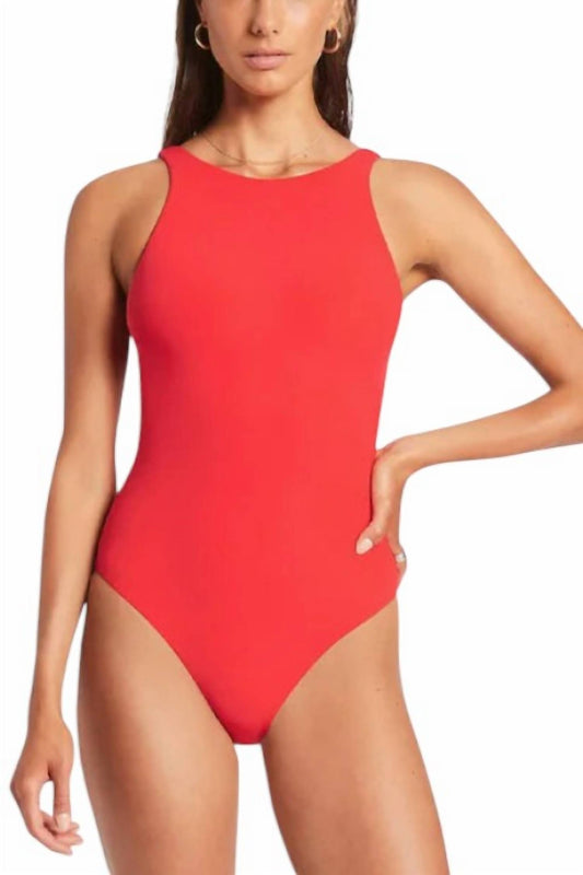 Seafolly - High Neck One Piece Swimsuit